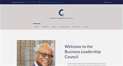 Desktop Screenshot of businessleadershipcouncil.org